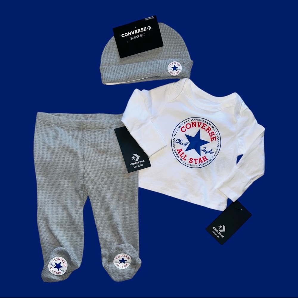 NWT Converse Baby 3pc Set